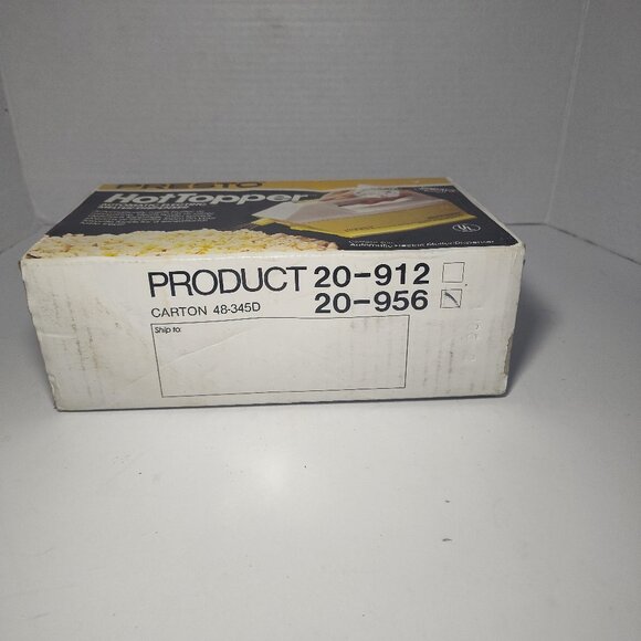 VINTAGE PRESTO ELECTRIC HOT TOPPER BUTTER SPRAYER POPCORN COMPLETE NEW/SEALED - Picture 5 of 6